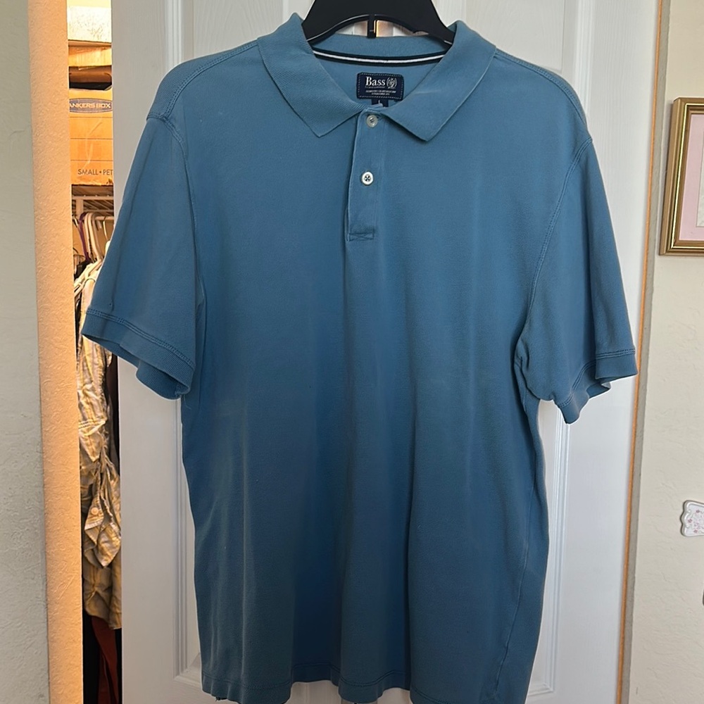 Bass Blue Polo Shirt Classic Fit